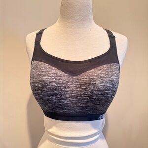 Victoria secret Women's Black and Gray Sports Bra 34 D